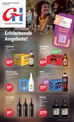 Vorschau Getränke Hoffmann Prospekt 	 gültig ab 20.10.2025