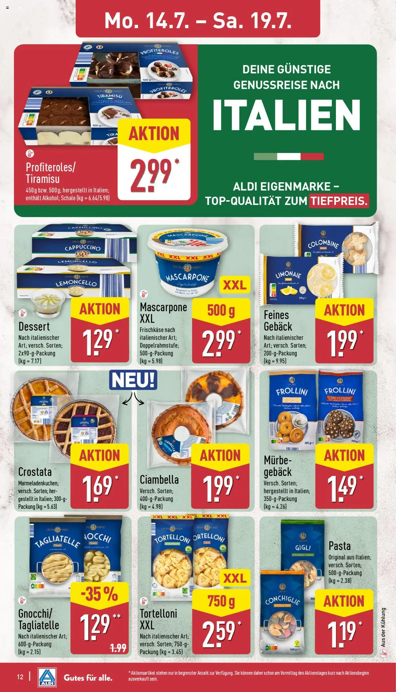 Aldi Prospekt 	 - Seite 12 - gültig ab 14.07.2025