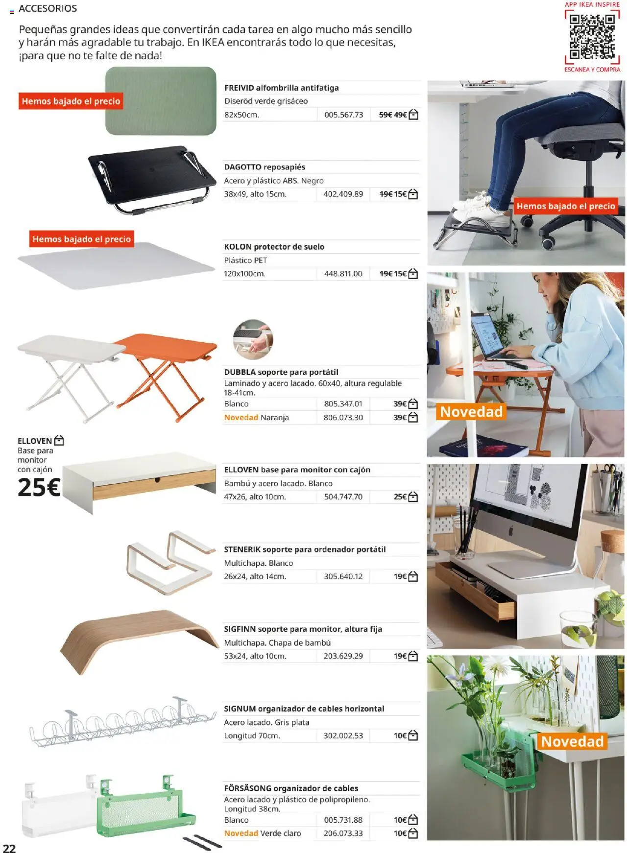 Catálogo IKEA Oficina en casa - Página de 22 - Válido desde 01/09/2025