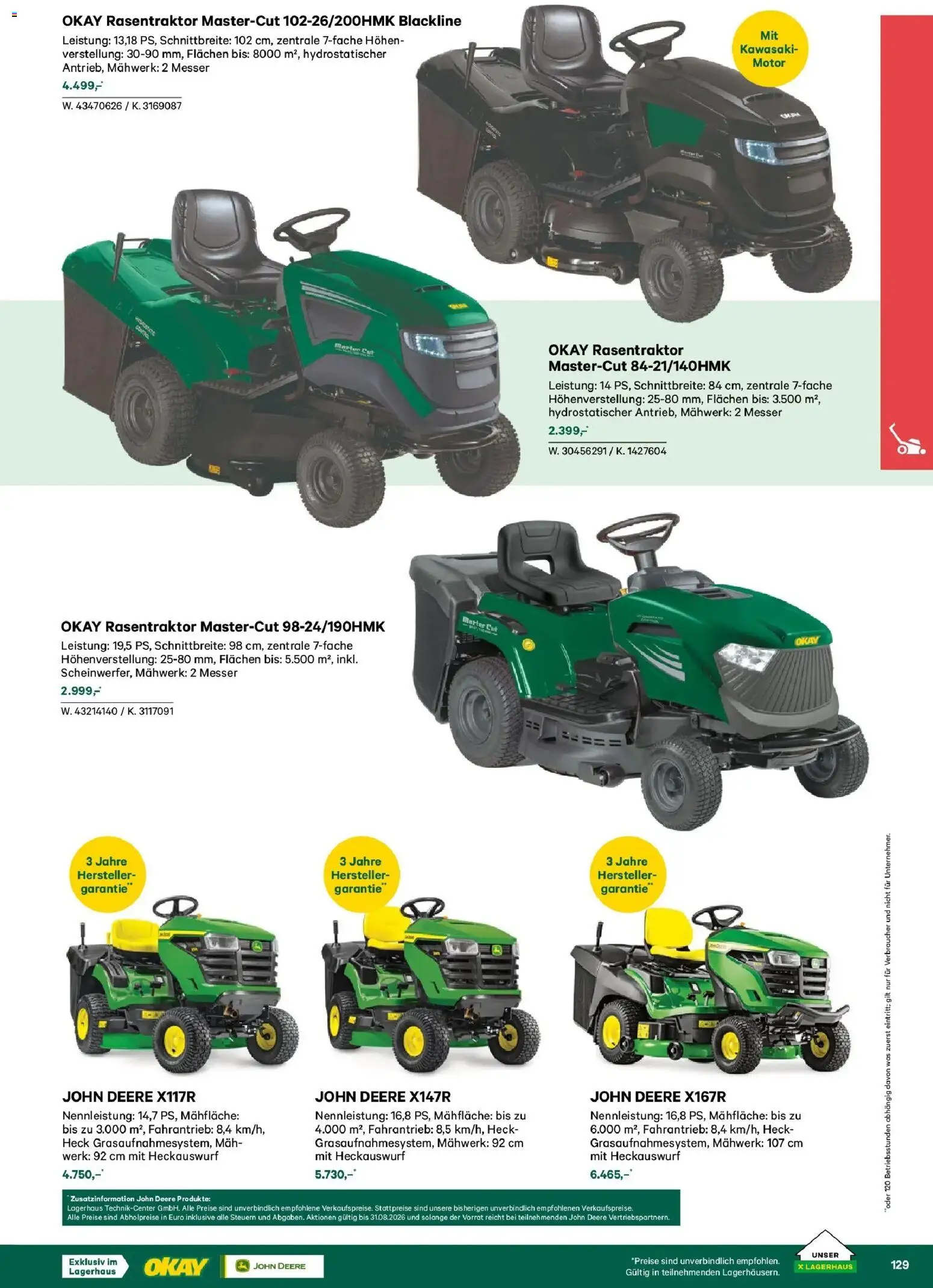 Lagerhaus Garten & Freizeit Katalog 2026 - Wien, Innsbruck - page 129- valid from 01.03.2026