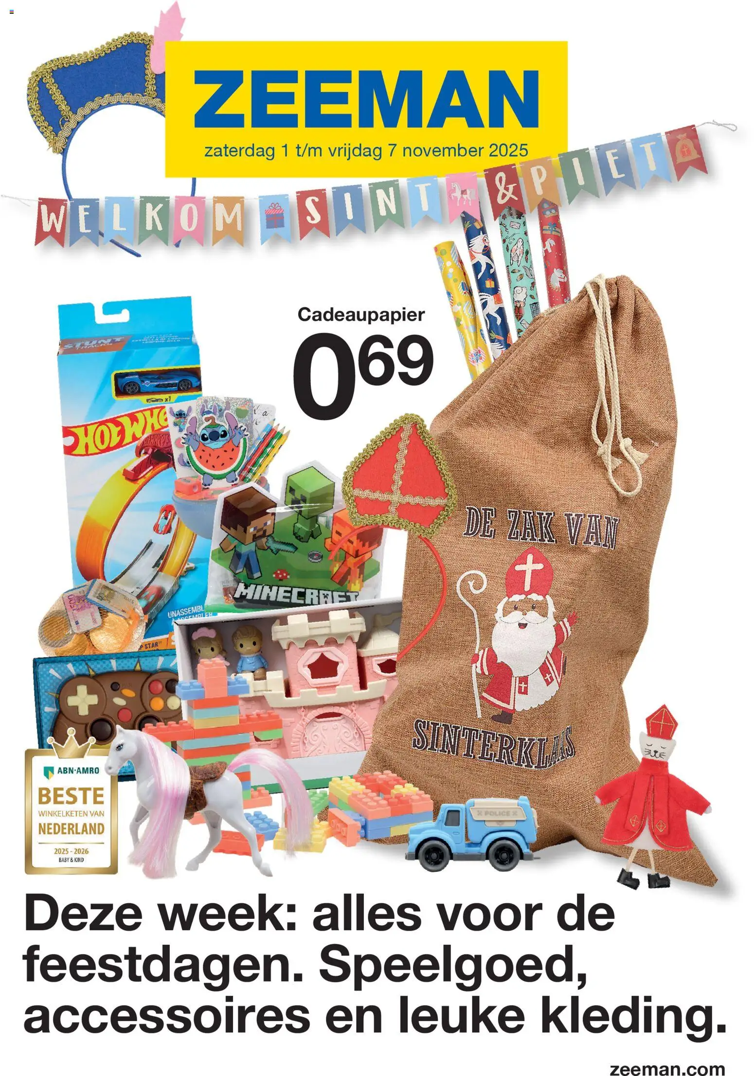Zeeman - Folder Sint - pagina 1- geldig vanaf 01-11-2025