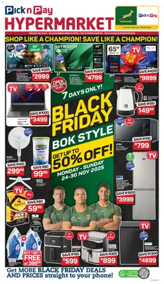 Preview Pick n Pay Black Friday valid from 24/11/2025