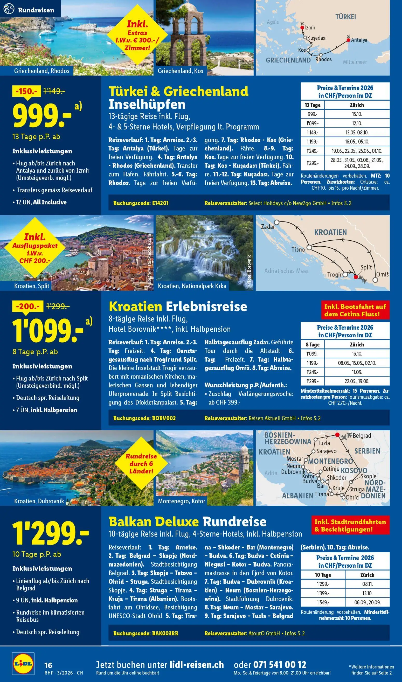 Lidl Aktionen Reisen März - page 16- valid from 28.02.2026