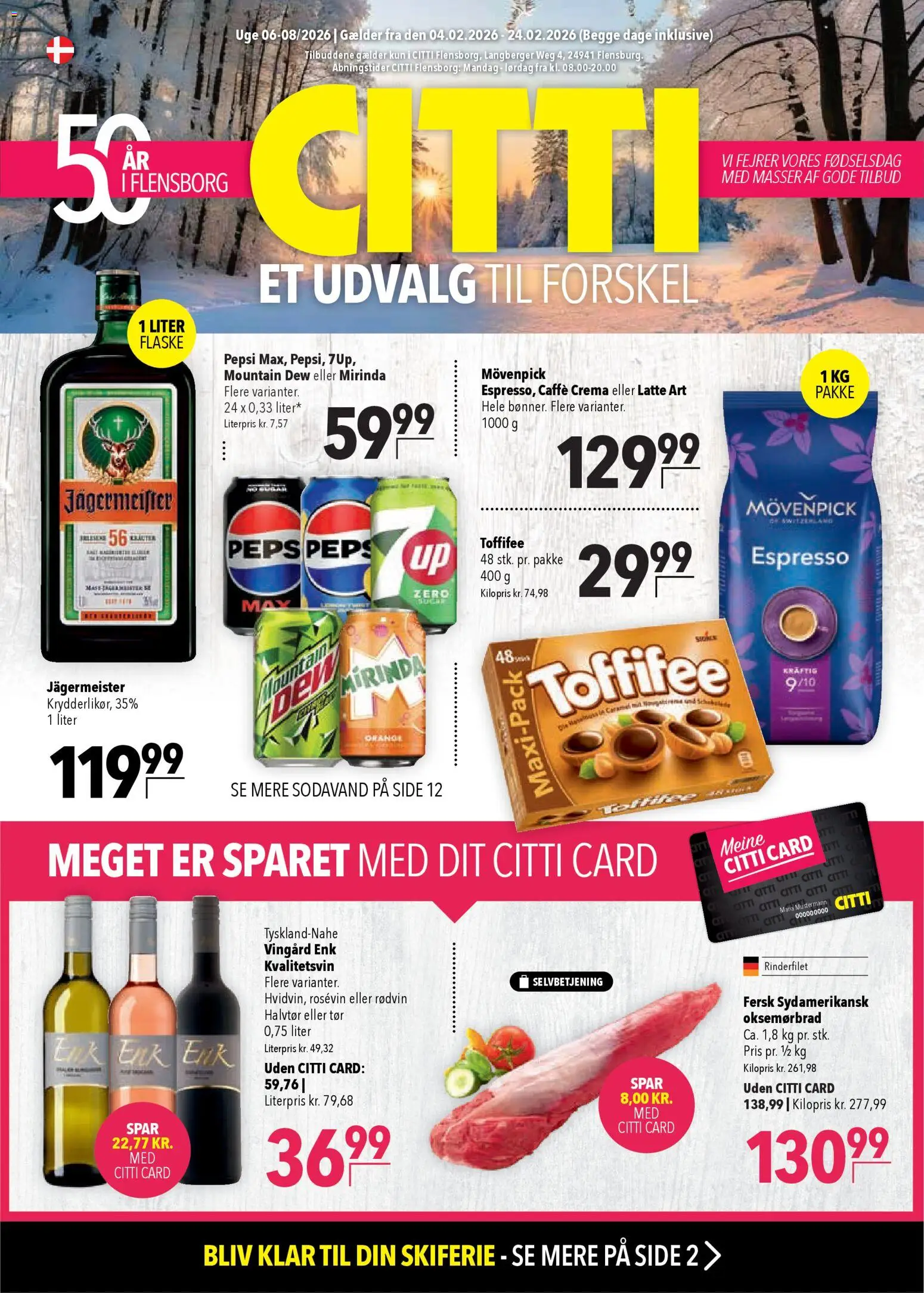 CITTI Markt  Dänemark-Werbung - Seite 1 - gültig ab 04.02.2026