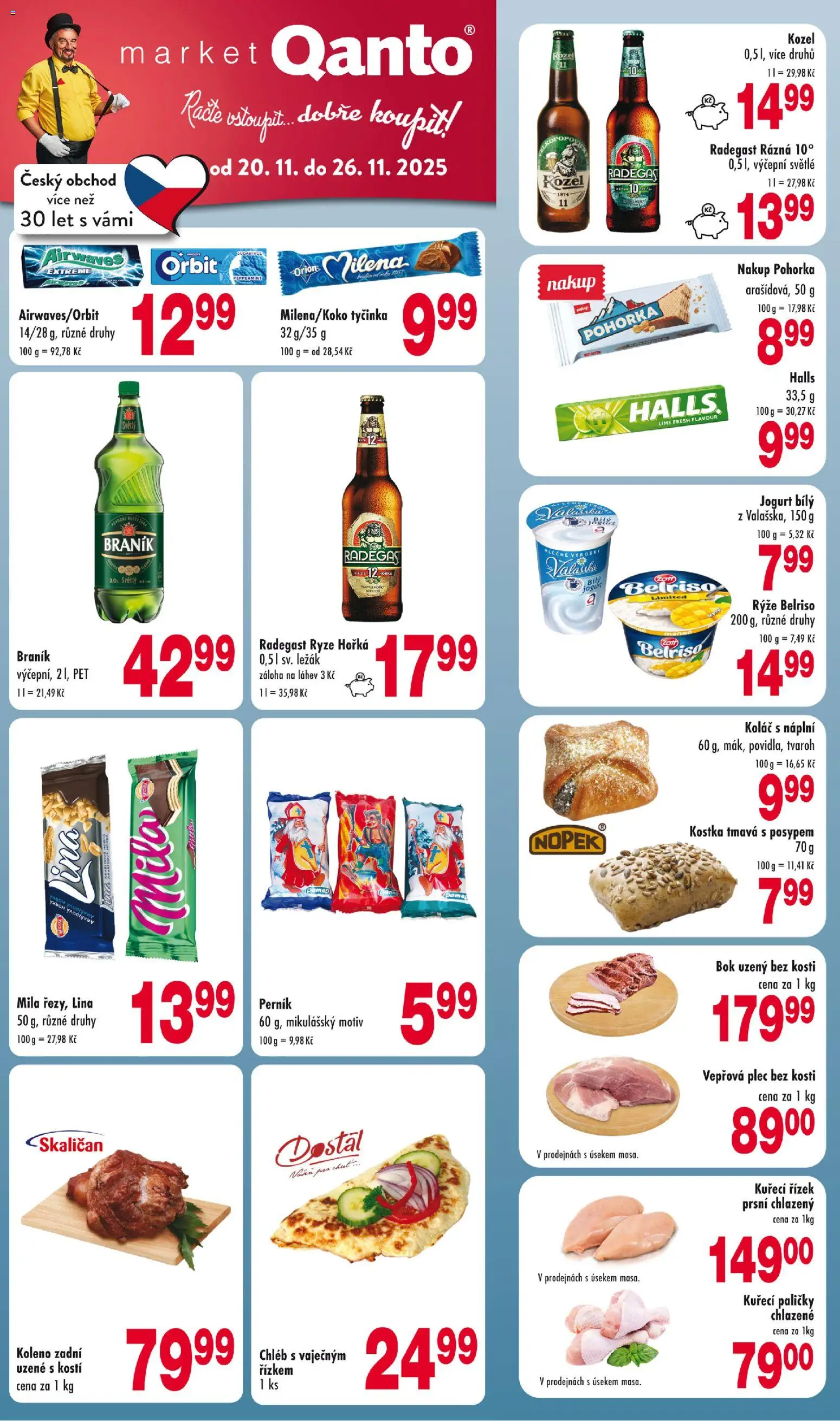 Astur & Qanto leták - strana 1- platný od 20.11.2025
