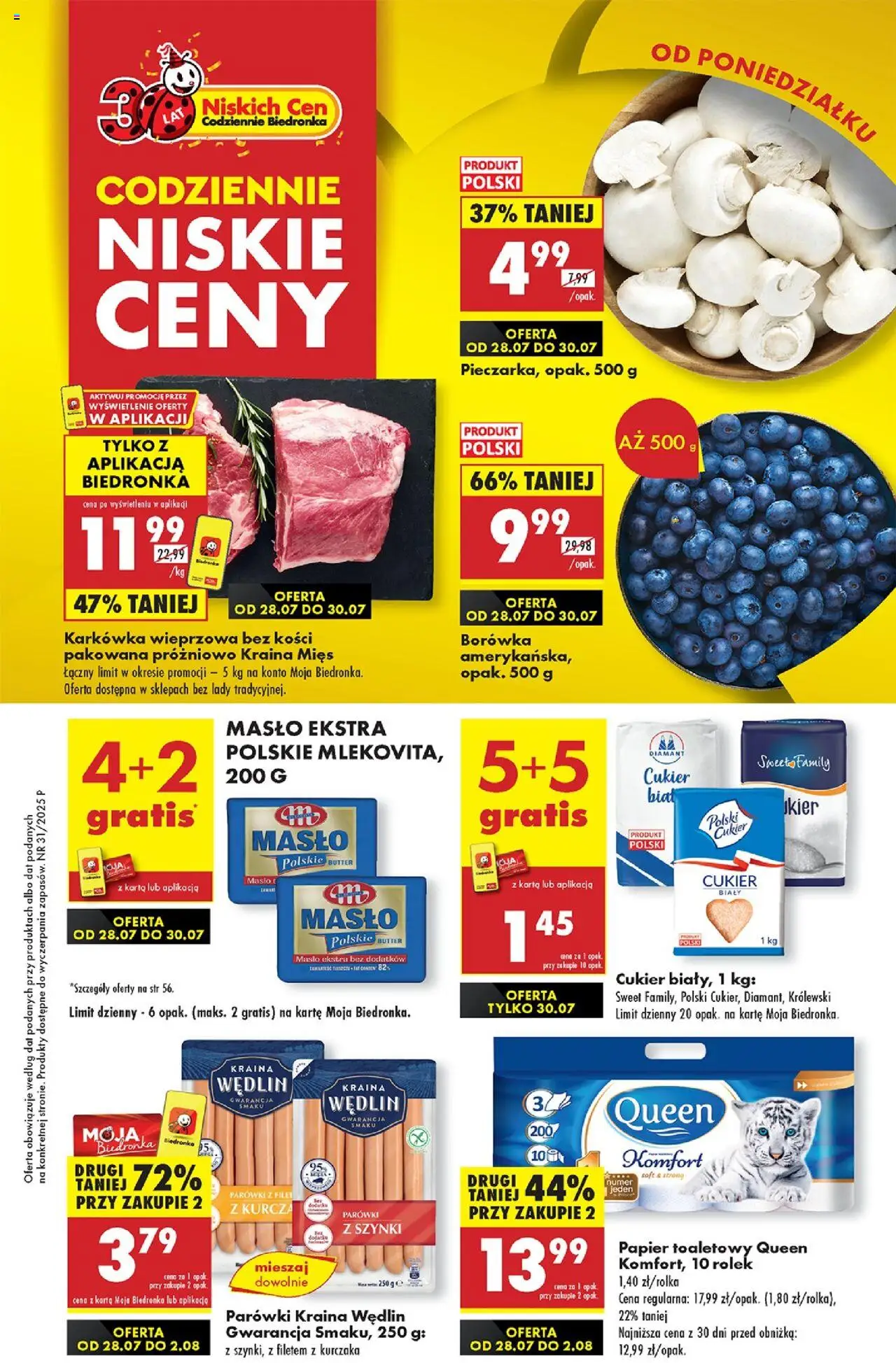 Biedronka gazetka - strona 1- ważny od 28.07.2025