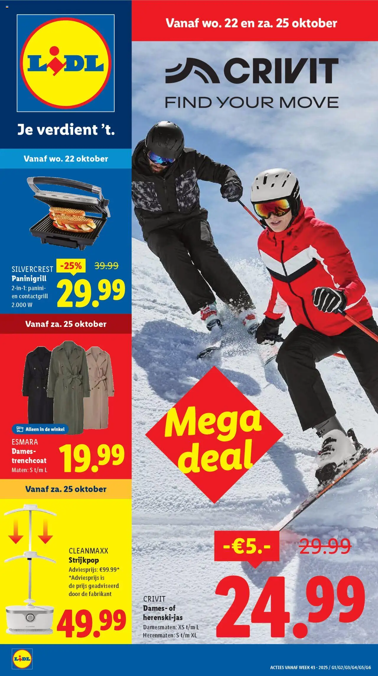 Lidl - Non Food folder - Week 43 - pagina 1- geldig vanaf 22-10-2025