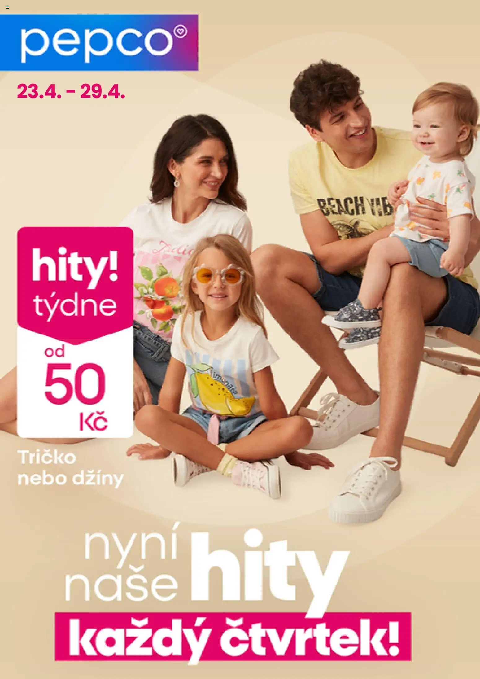 Pepco leták - strana 1- platný od 23.04.2026