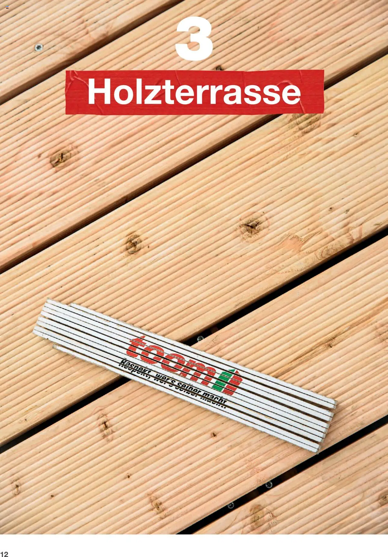 Toom Baumarkt Anleitung Terrasse bauen - Seite 12 - gültig ab 01.01.2024