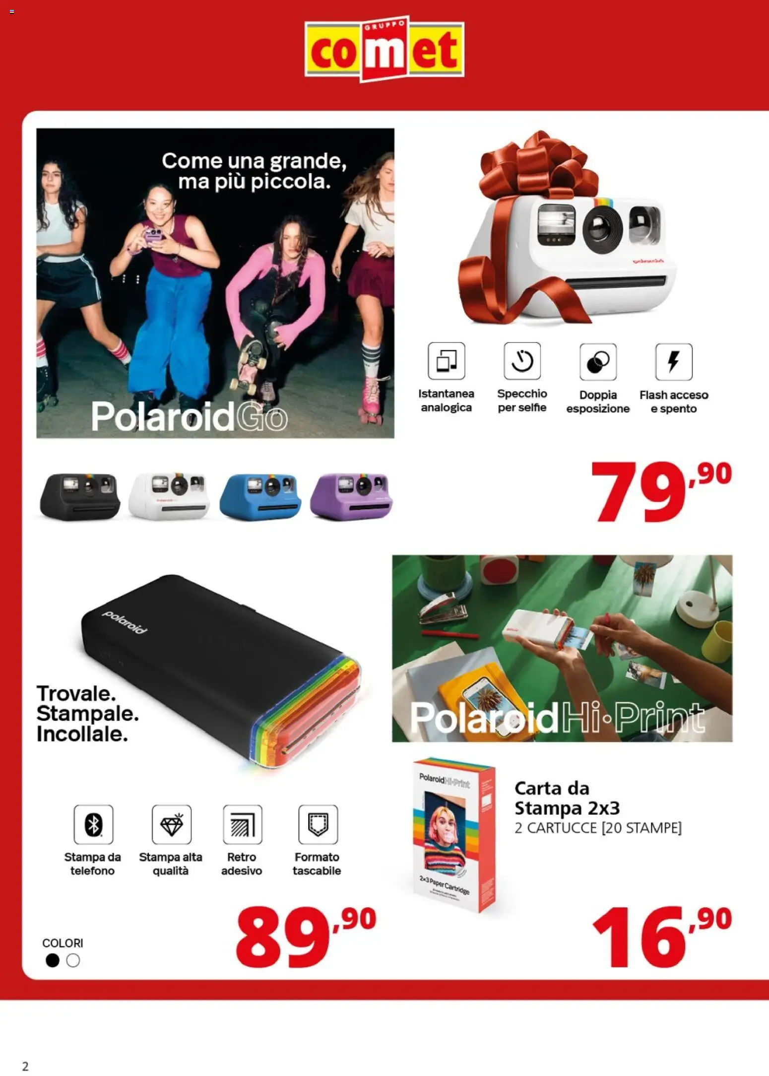 Comet Polaroid catalogo - pagina 2 - valido dal 24/11/2025