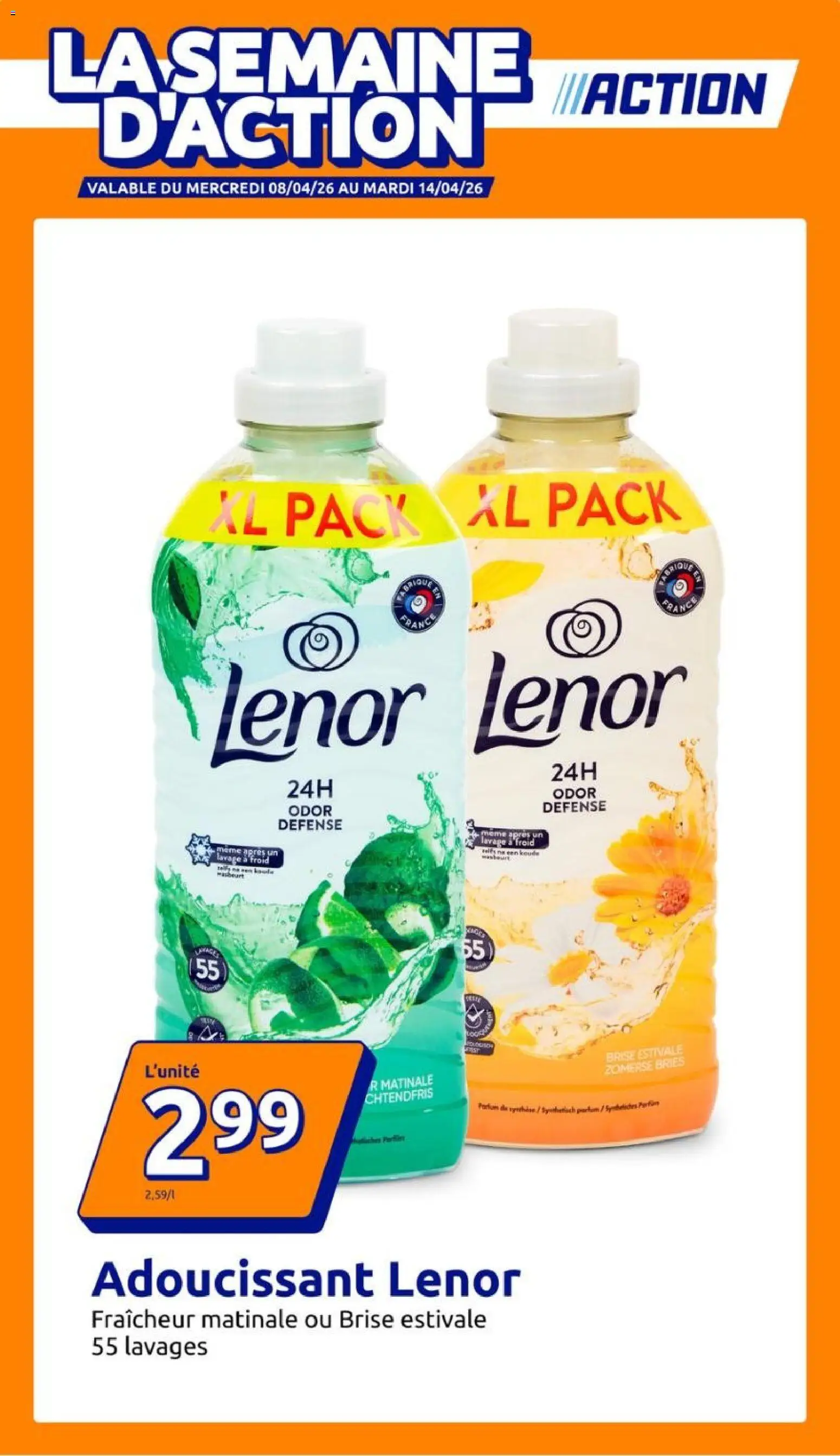 Action catalogue  - page 1 - valable à partir du 08/04/2026