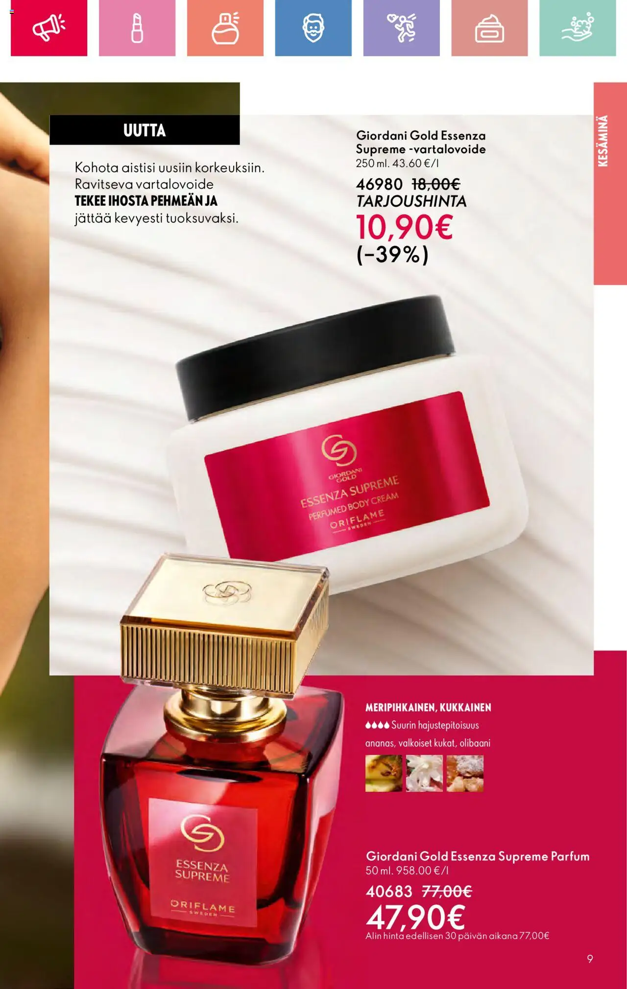 Oriflame Esite 10 - sivu 9- voimassa alkaen 13/07/2025