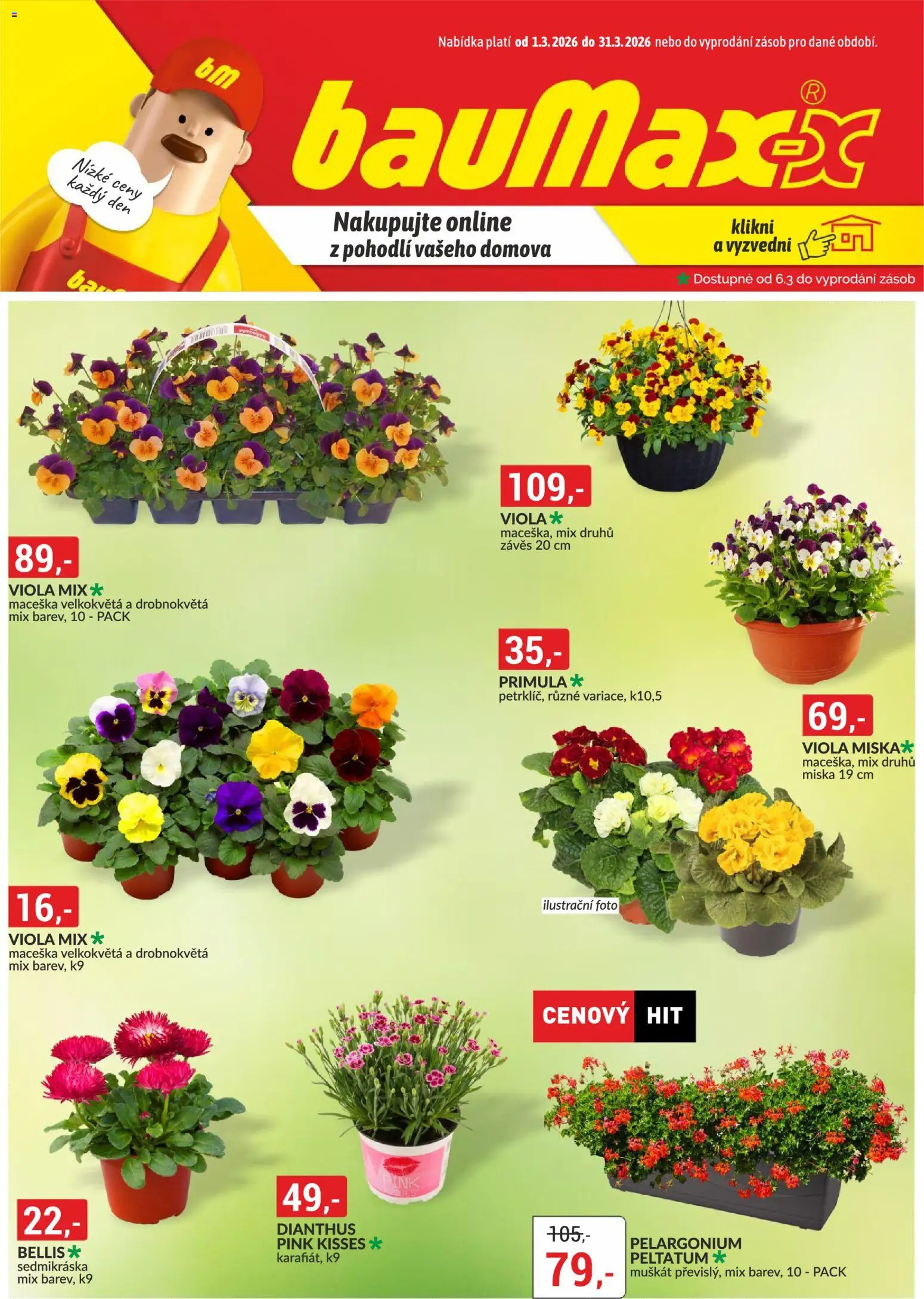 BAUMAX leták - strana 1- platný od 01.03.2026