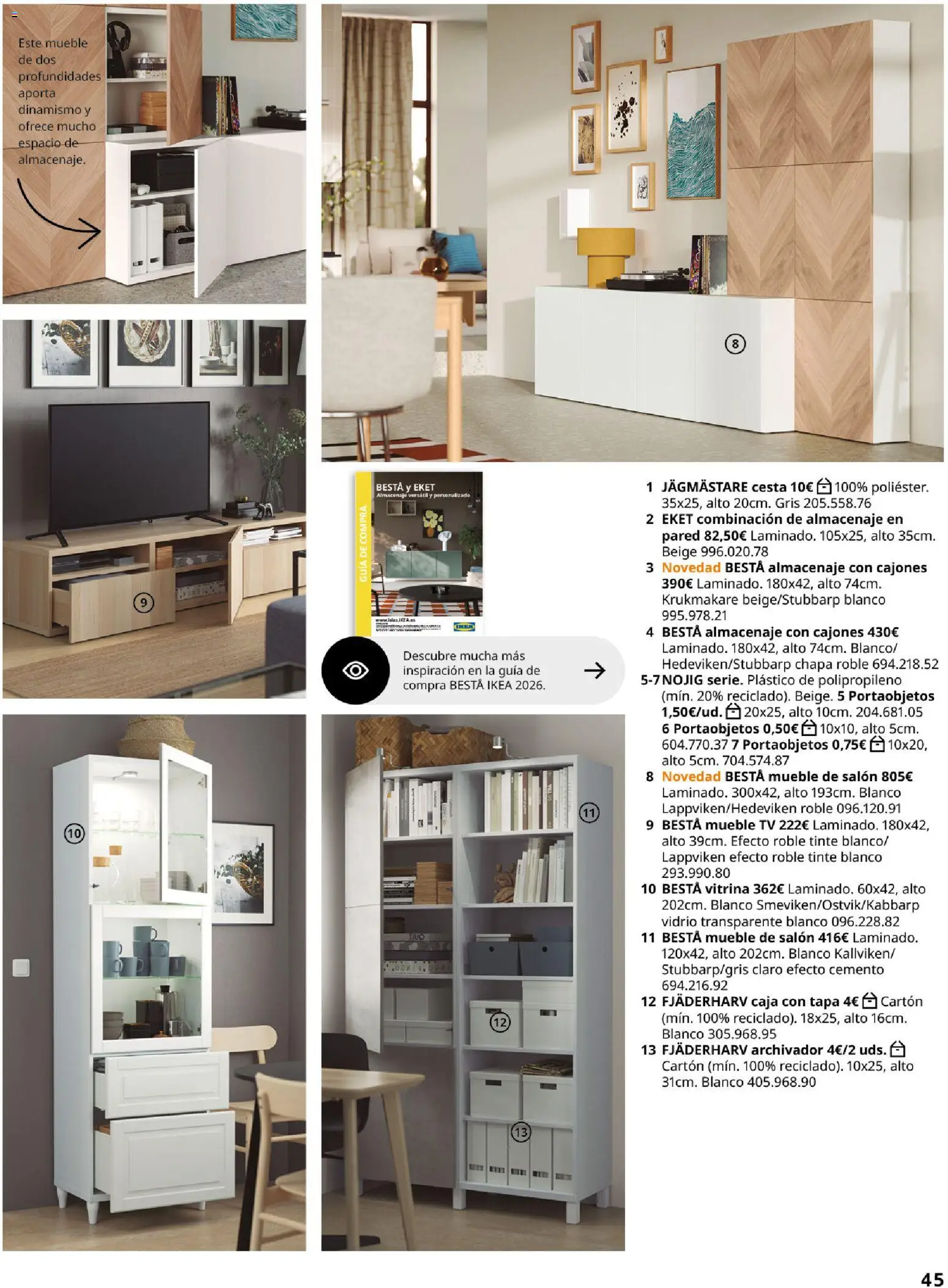 Catálogo IKEA Organización en el hogar - Página de 45 - Válido desde 15/01/2026