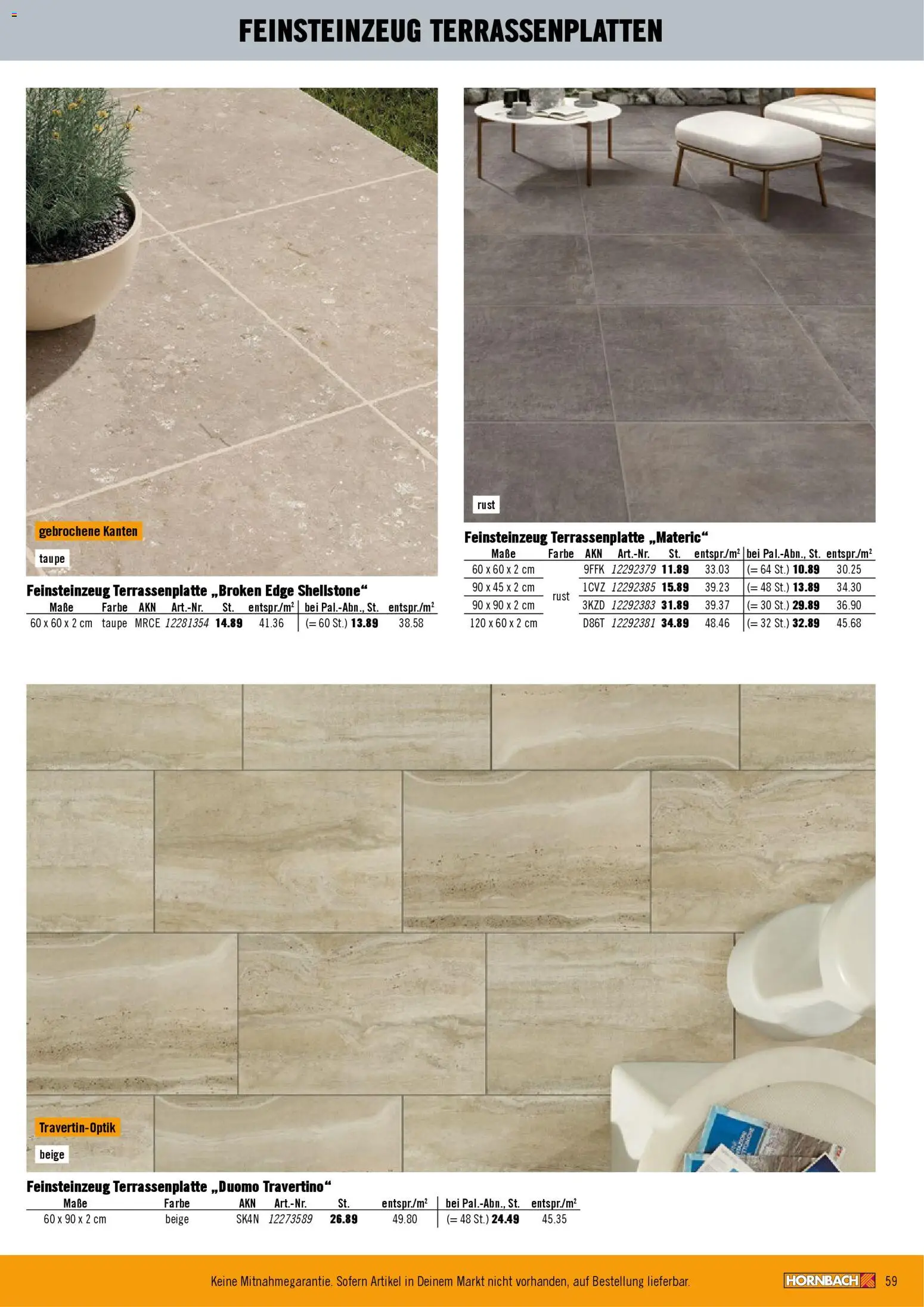 Hornbach Garten- & Terrassengestaltung - Seite 59 - gültig ab 12.02.2026