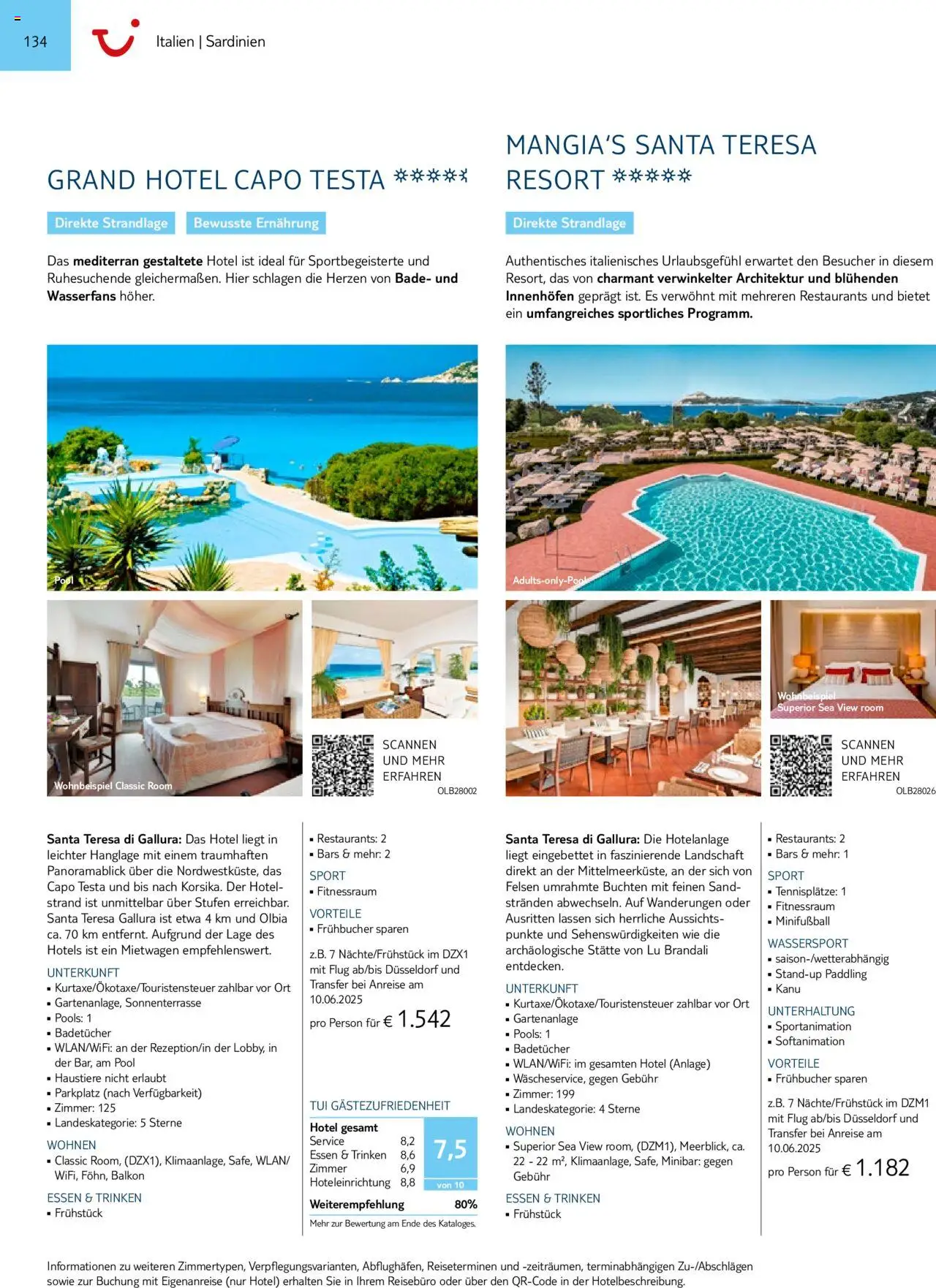 TUI  Südeuropa & Nordafrika 2025/26 - Seite 134 - gültig ab 01.01.2025