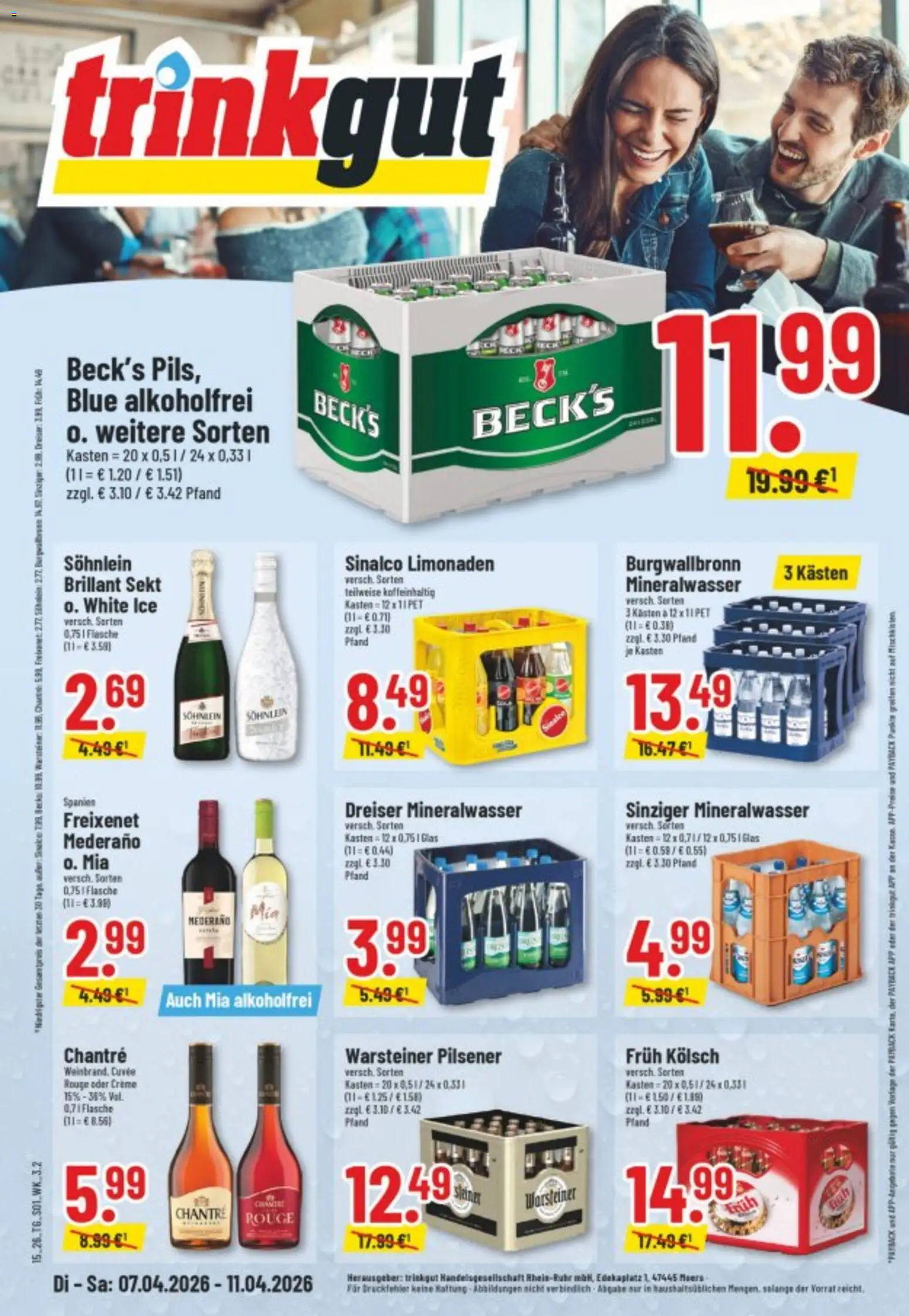 Trinkgut Prospekt 	 - Seite 1 - gültig ab 07.04.2026