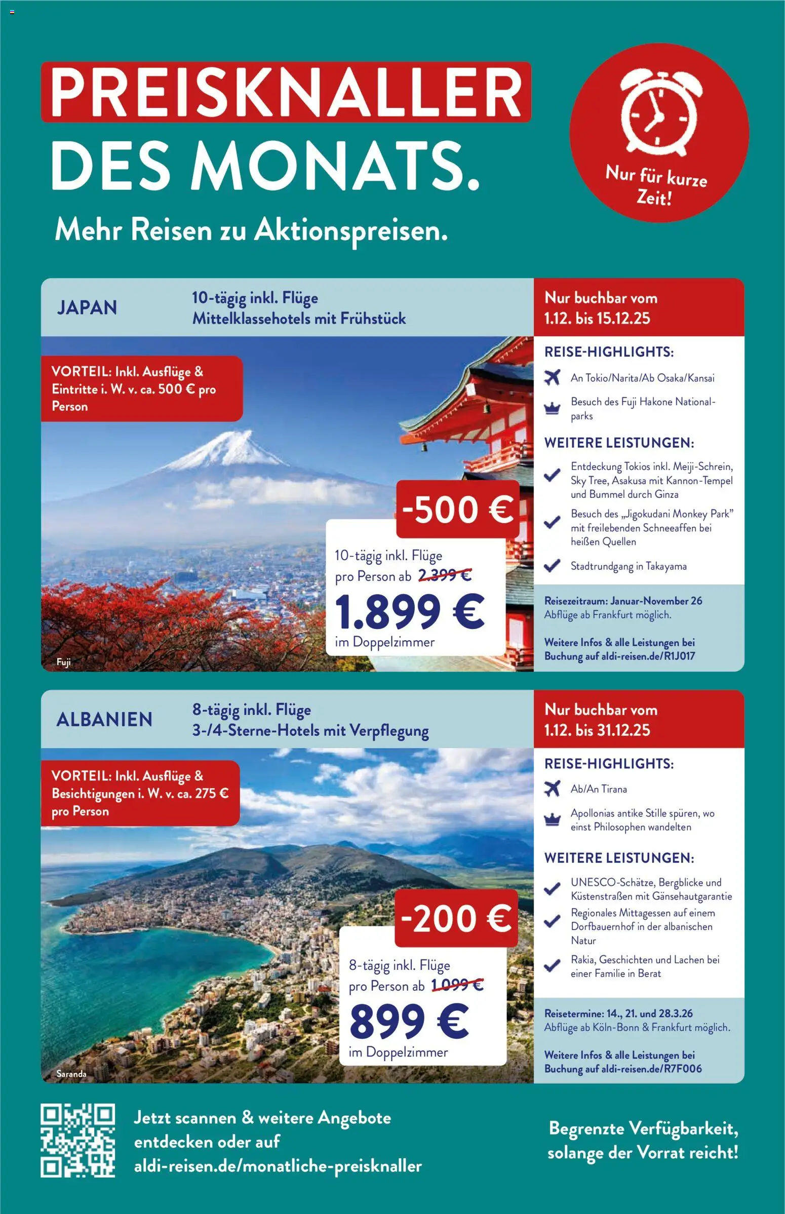 Aldi Reisen Prospekt 	 - Seite 3 - gültig ab 01.12.2025