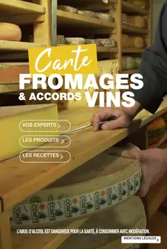 Aperçu Promocash Carte fromages & accords vins valable à partir du 19/11/2025