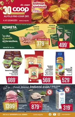 Előnézet COOP - Abc & szuper / Alföld Pro-Coop Zrt. érvényes 2025.10.16.-tól