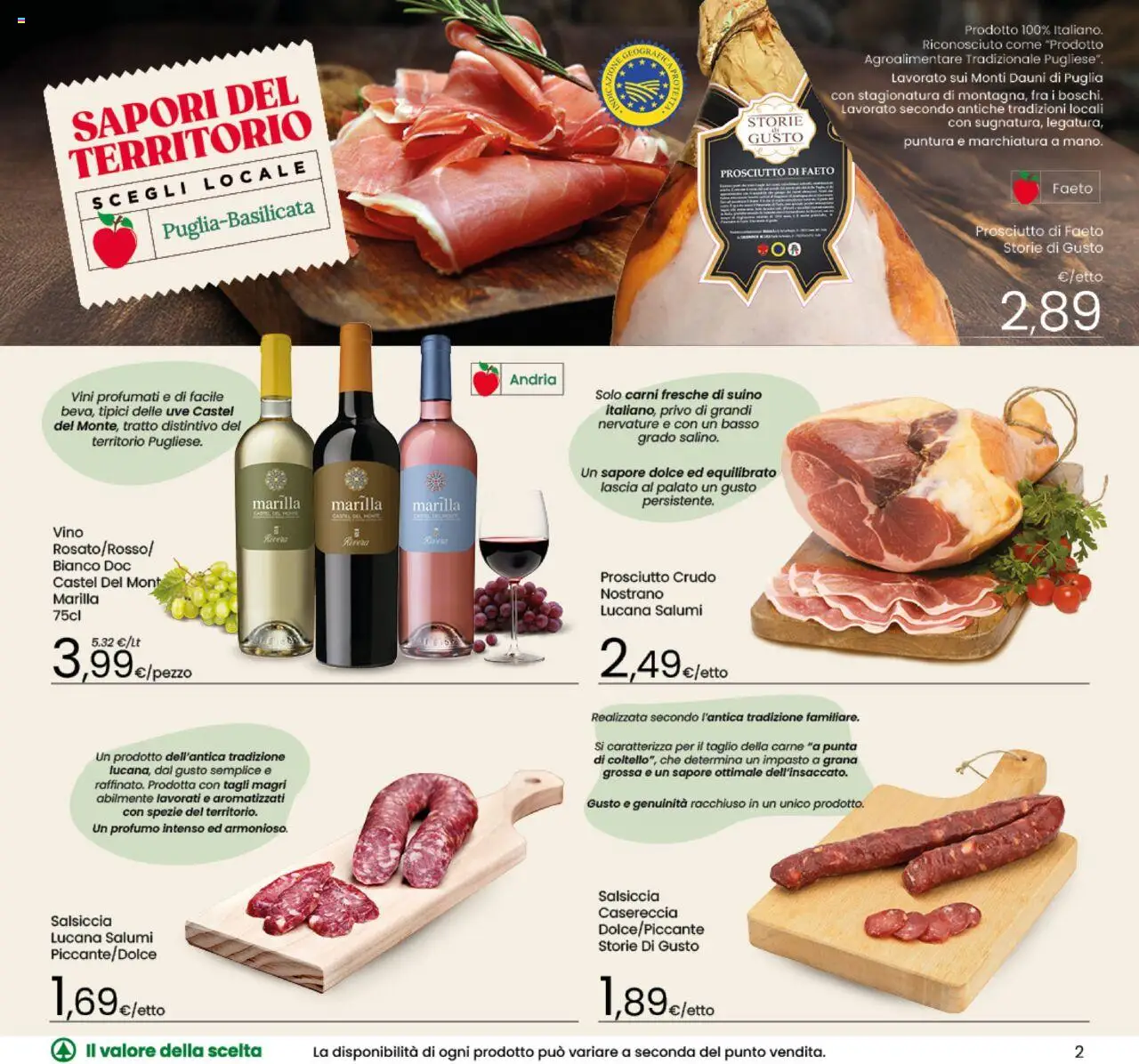 Eurospar Sapori catalogo - pagina 2 - valido dal 15/07/2025