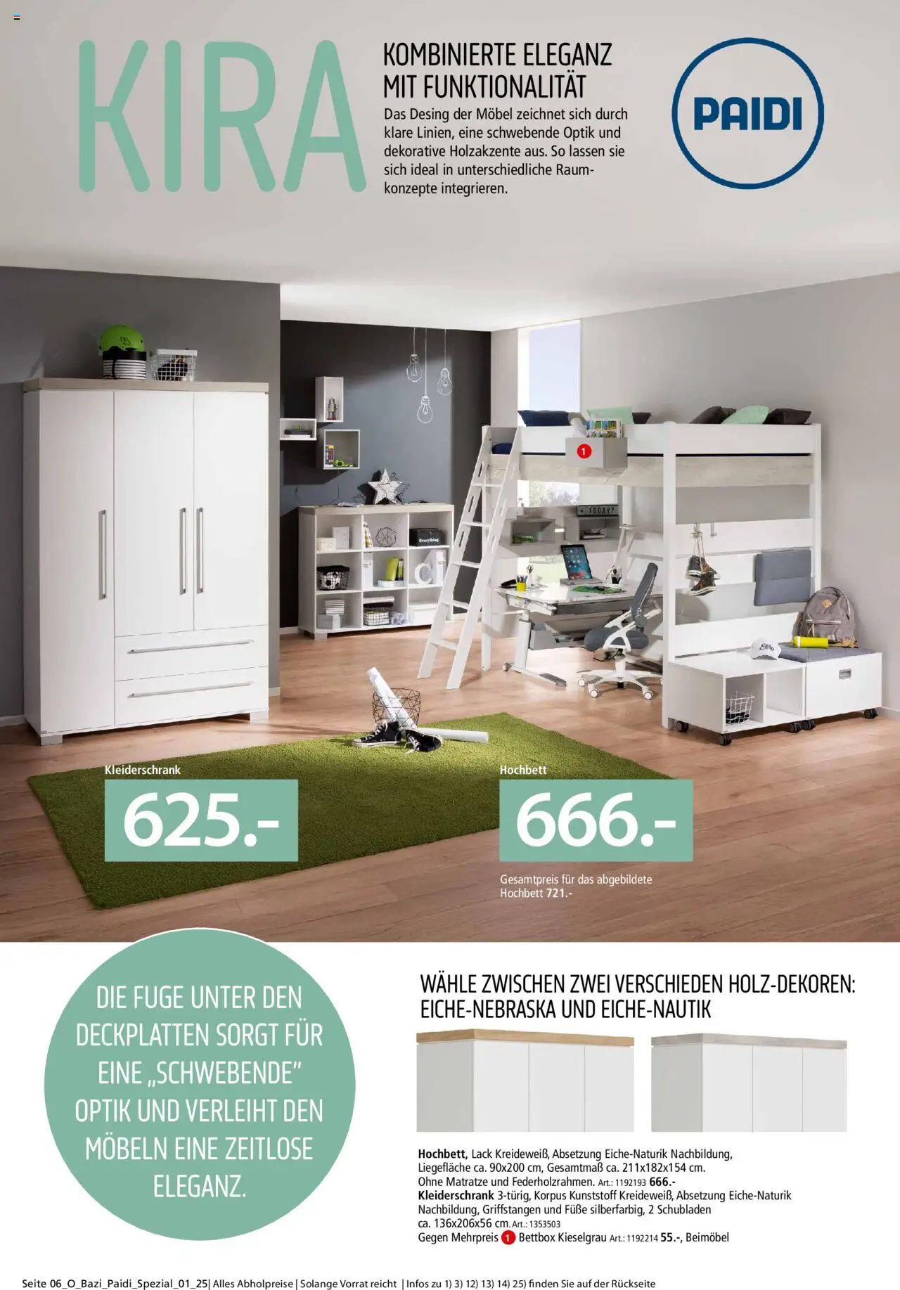 Zurbrüggen Babyzimmer Paidi Spezial - Seite 6 - gültig ab 03.07.2025