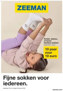 Zeeman folder  geldig vanaf 10/01/2026