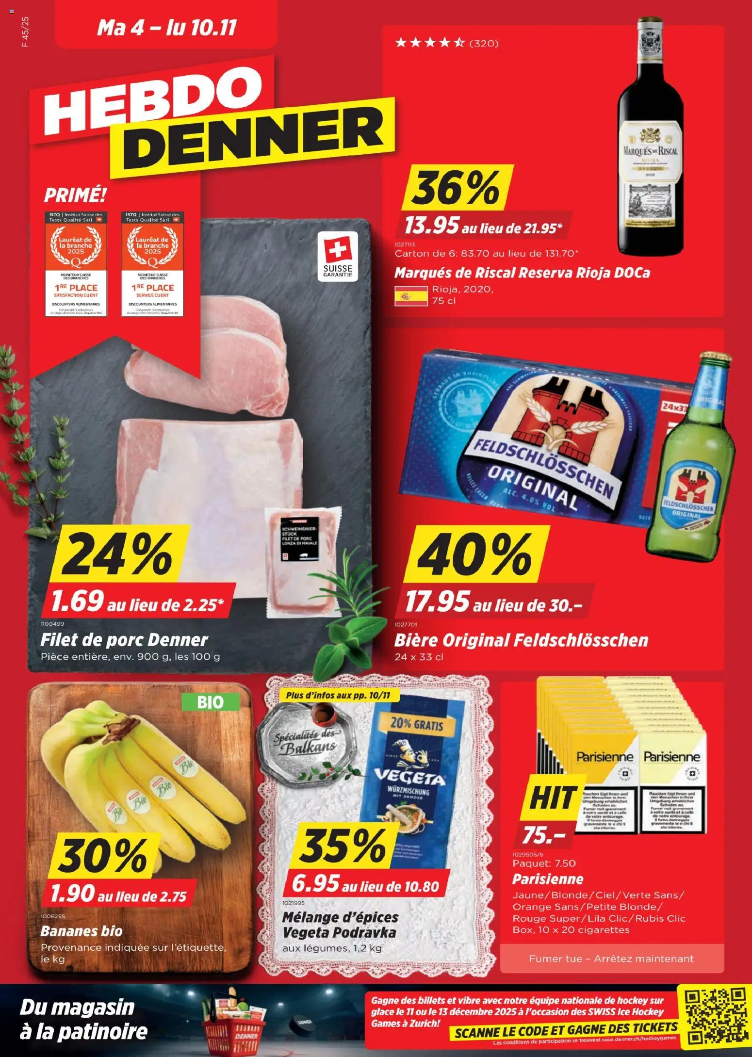 Denner Aktionen FR - Seite 1- gültig ab 04.11.2025