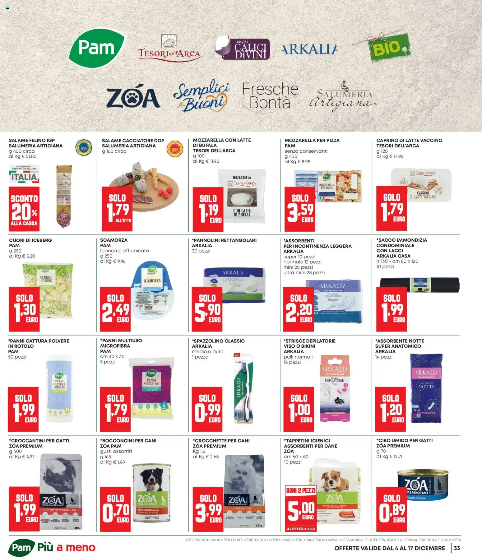 Panorama Occasioni Extra catalogo - pagina 33 - valido dal 04/12/2025