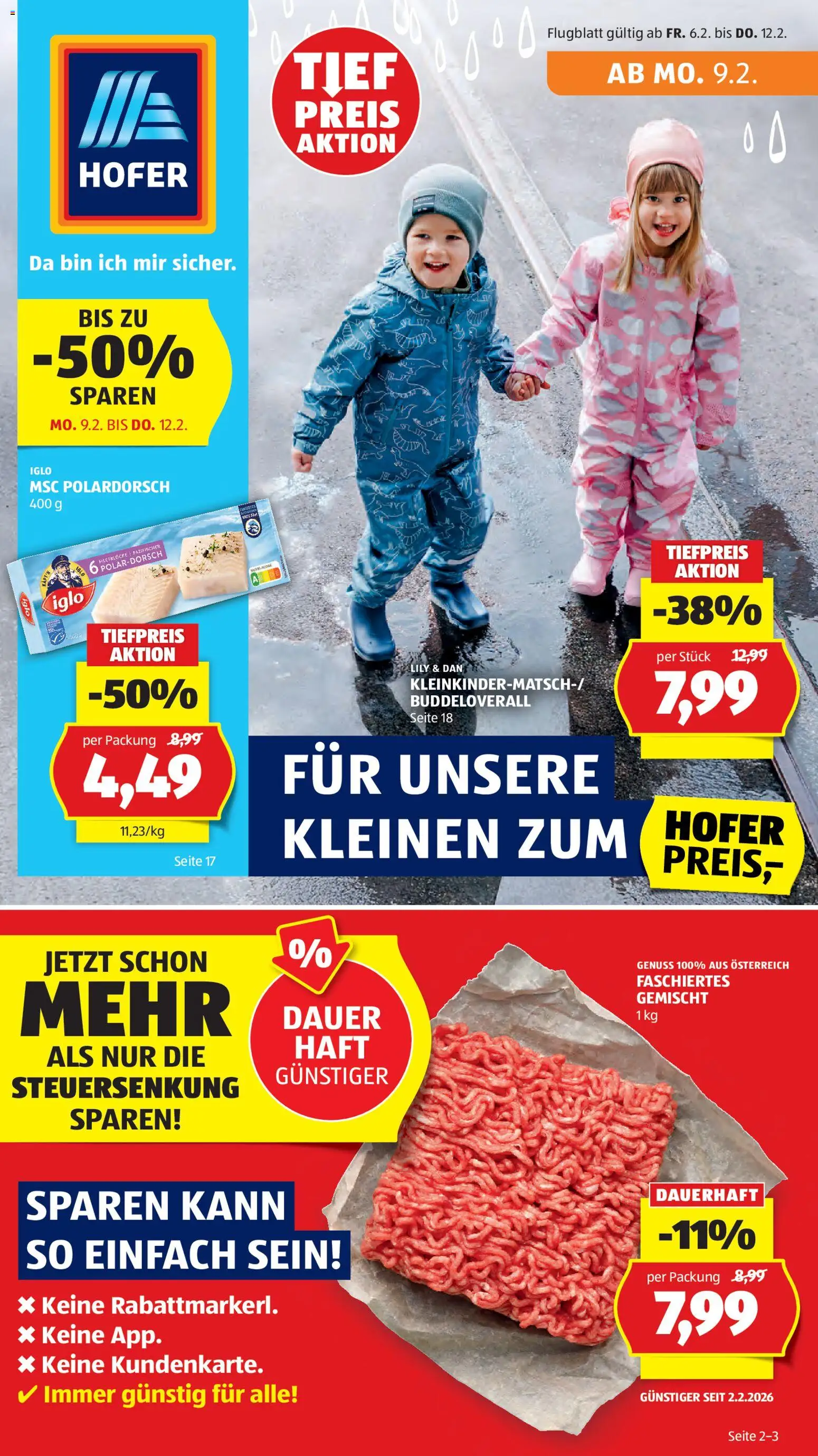 Hofer Flugblatt - Seite 1- gültig ab 06.02.2026