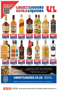 Preview Ultra Liquors Liberty Liquors Specials valid from 01/12/2025
