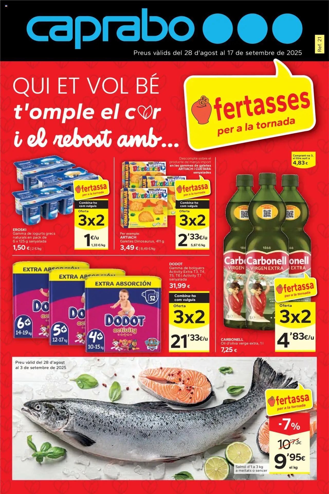 Caprabo - Ofertasses per a la tornada - Página de 1 - Válido desde 28/08/2025
