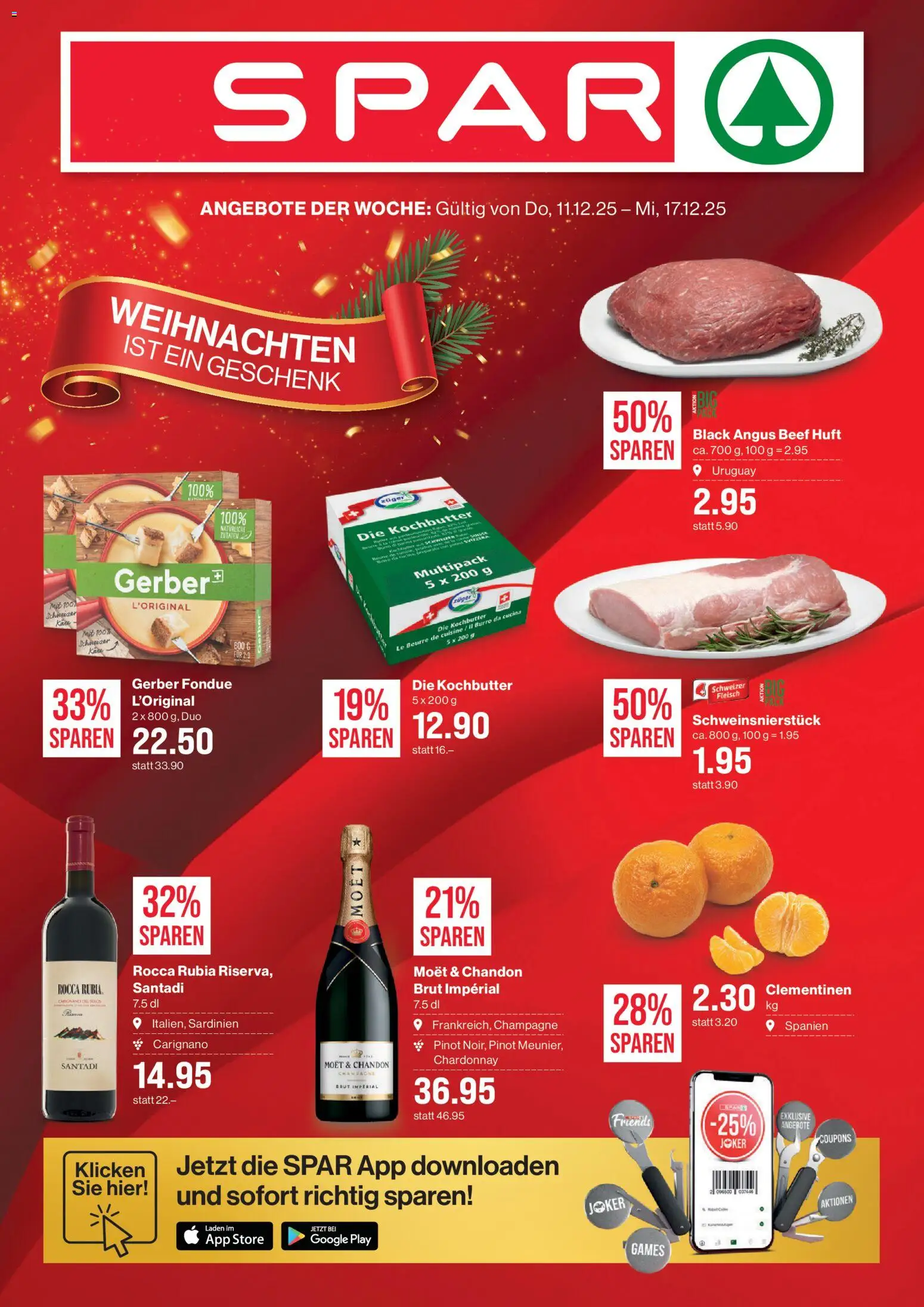 SPAR Aktionen - Seite 1- gültig ab 11.12.2025