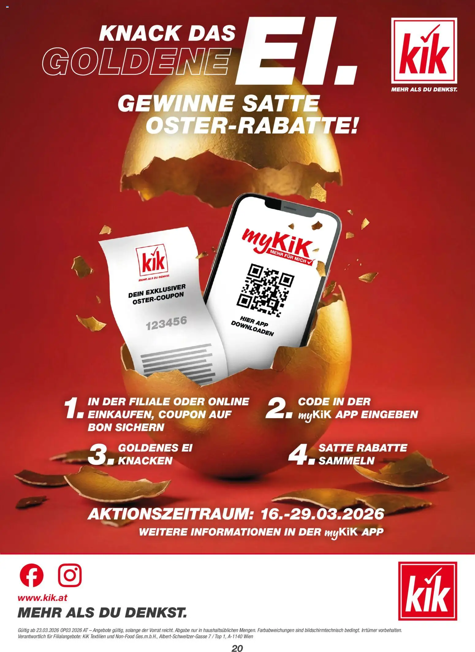 Kik Prospekt aktuell - page 20- valid from 23.03.2026