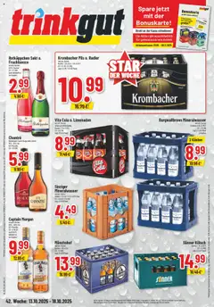 Vorschau Trinkgut Prospekt gültig ab 13.10.2025