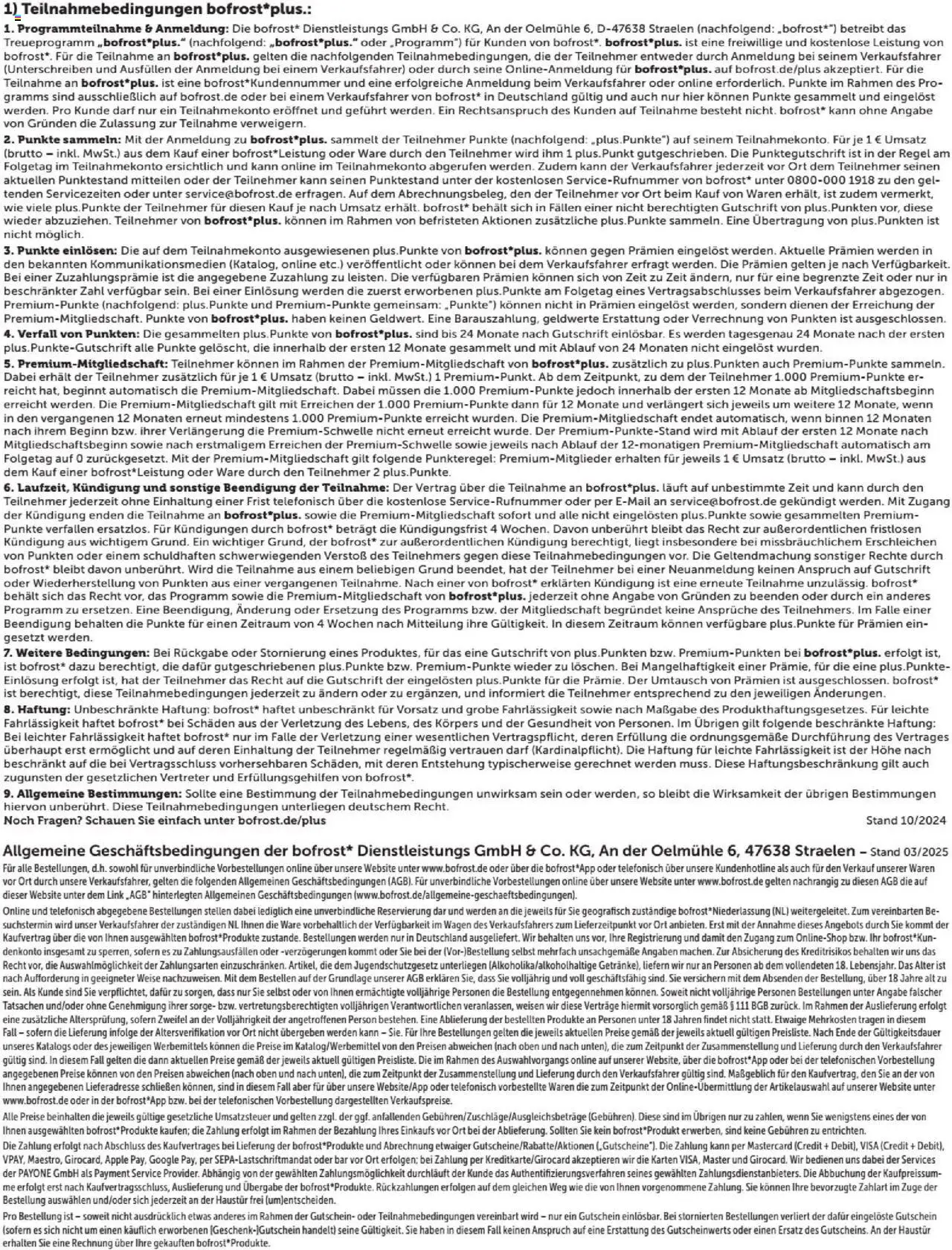 Bofrost Katalog - Seite 146 - gültig ab 07.09.2025