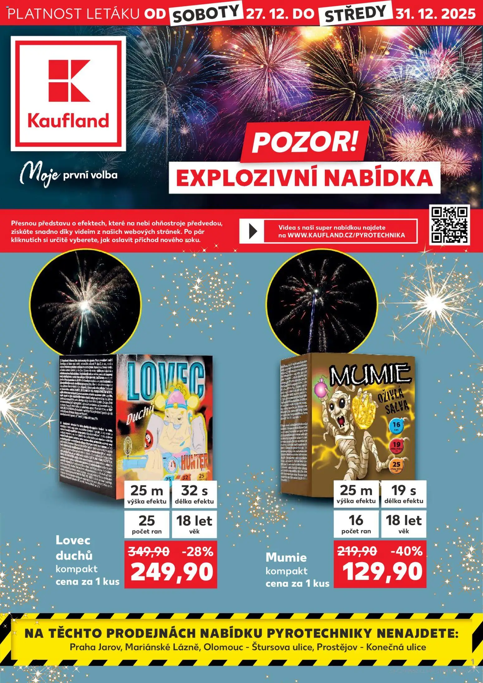 Kaufland leták - strana 1- platný od 27.12.2025