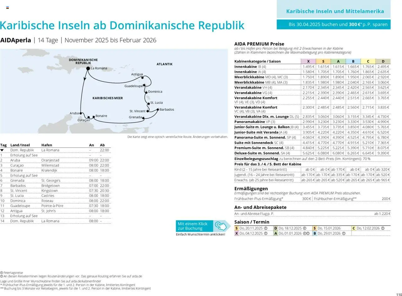 Aida Prospekt Winter 2025/26 - Seite 110 - gültig ab 01.10.2025