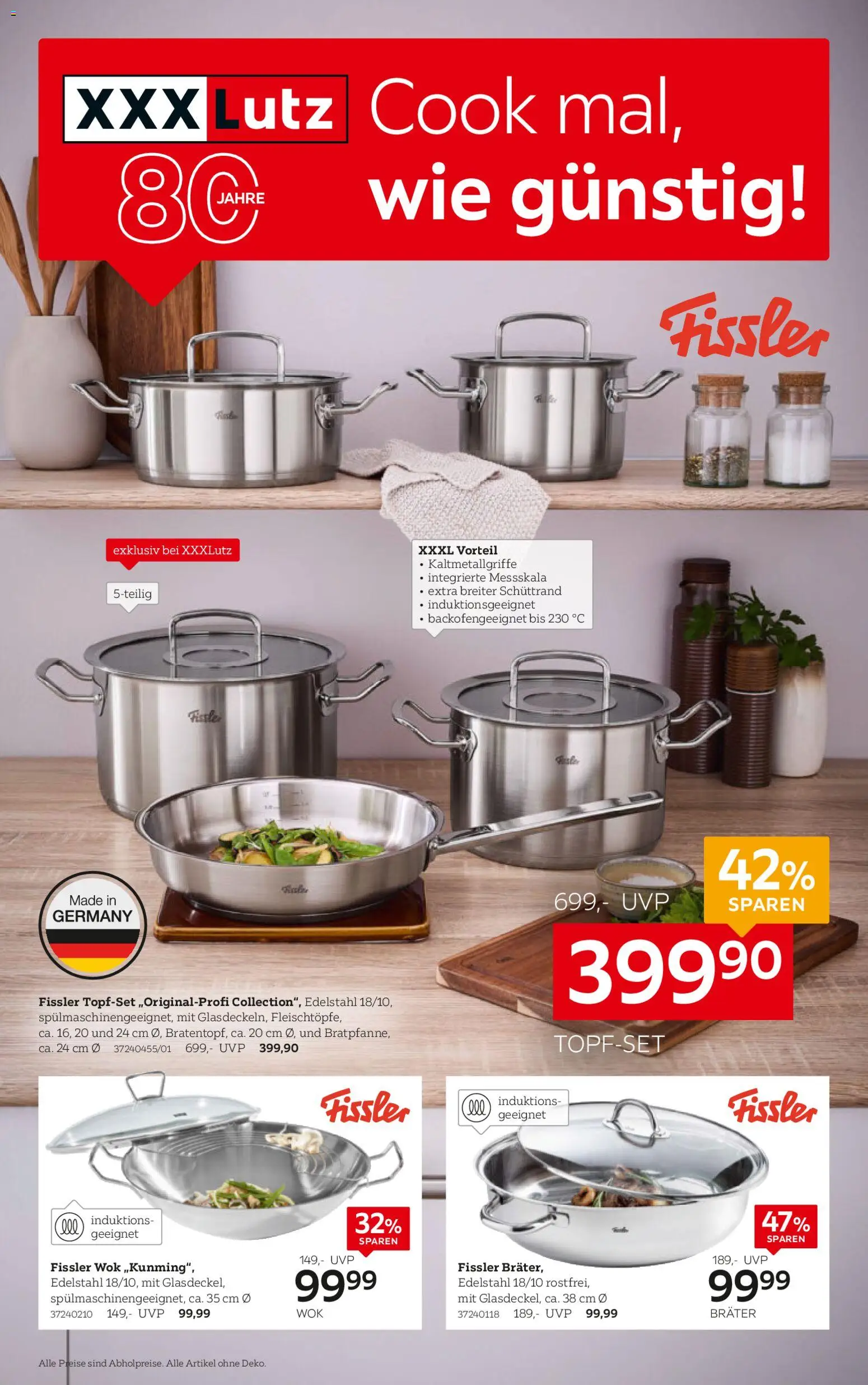 XXXL Lutz Kochen & Backen - Seite 1 - gültig ab 26.10.2025