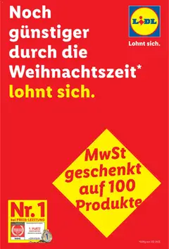 Vorschau Lidl MwSt Geschenkt gültig ab 01.12.2025