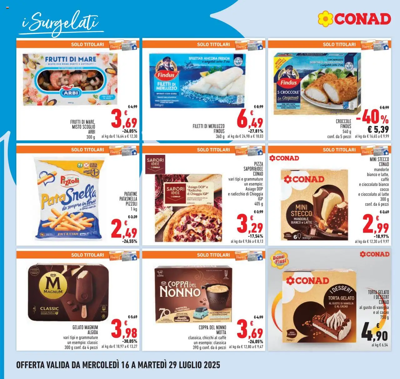 Volantino Conad	 - pagina 12 - valido dal 16/07/2025