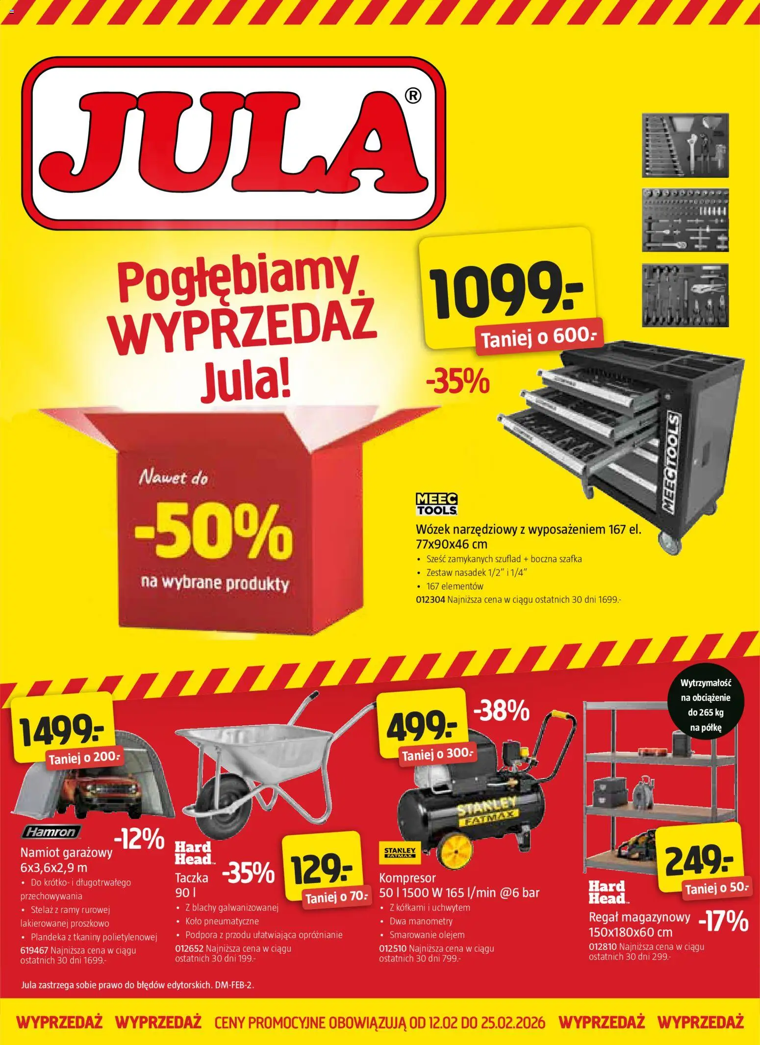 Jula - Gazetka - strona 1- ważny od 12.02.2026
