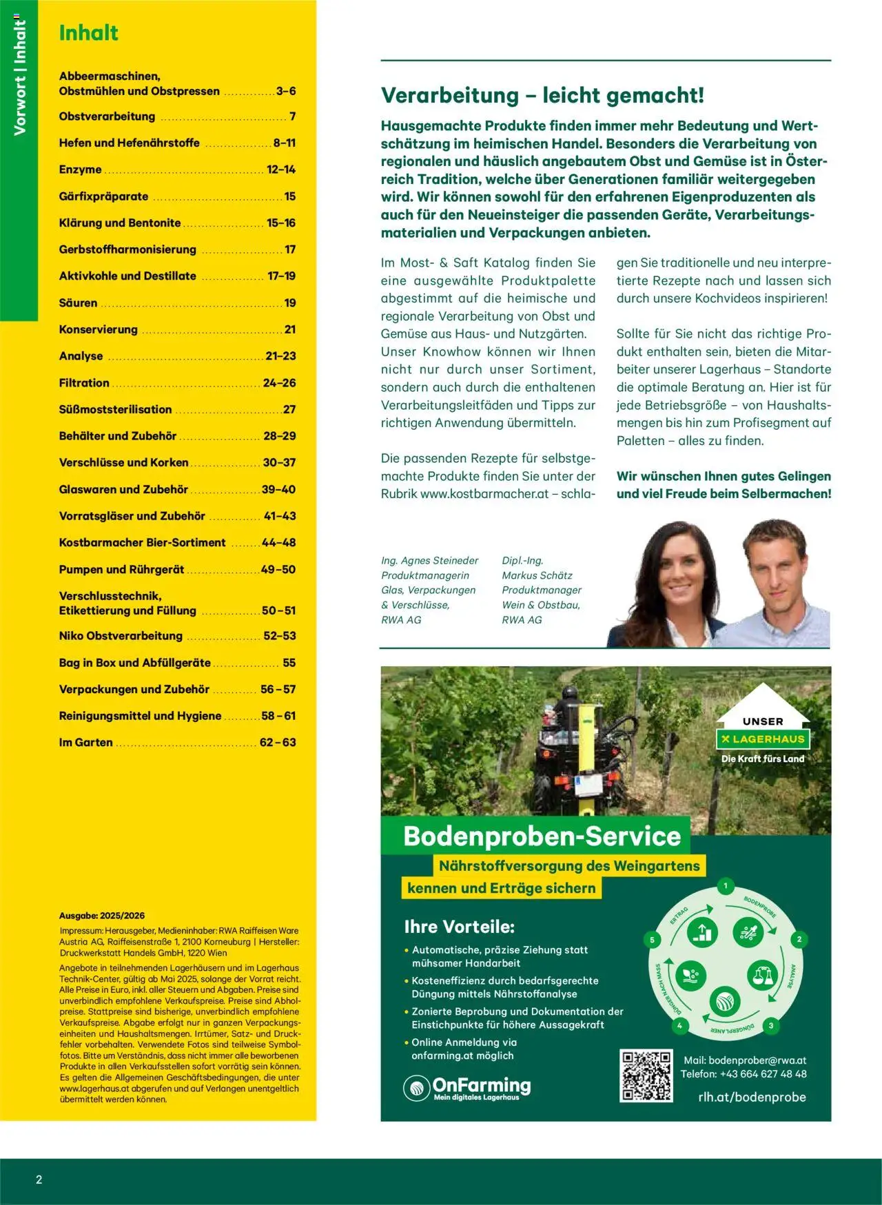 Lagerhaus Katalog Most & Saft - Seite 2- gültig ab 25.06.2025