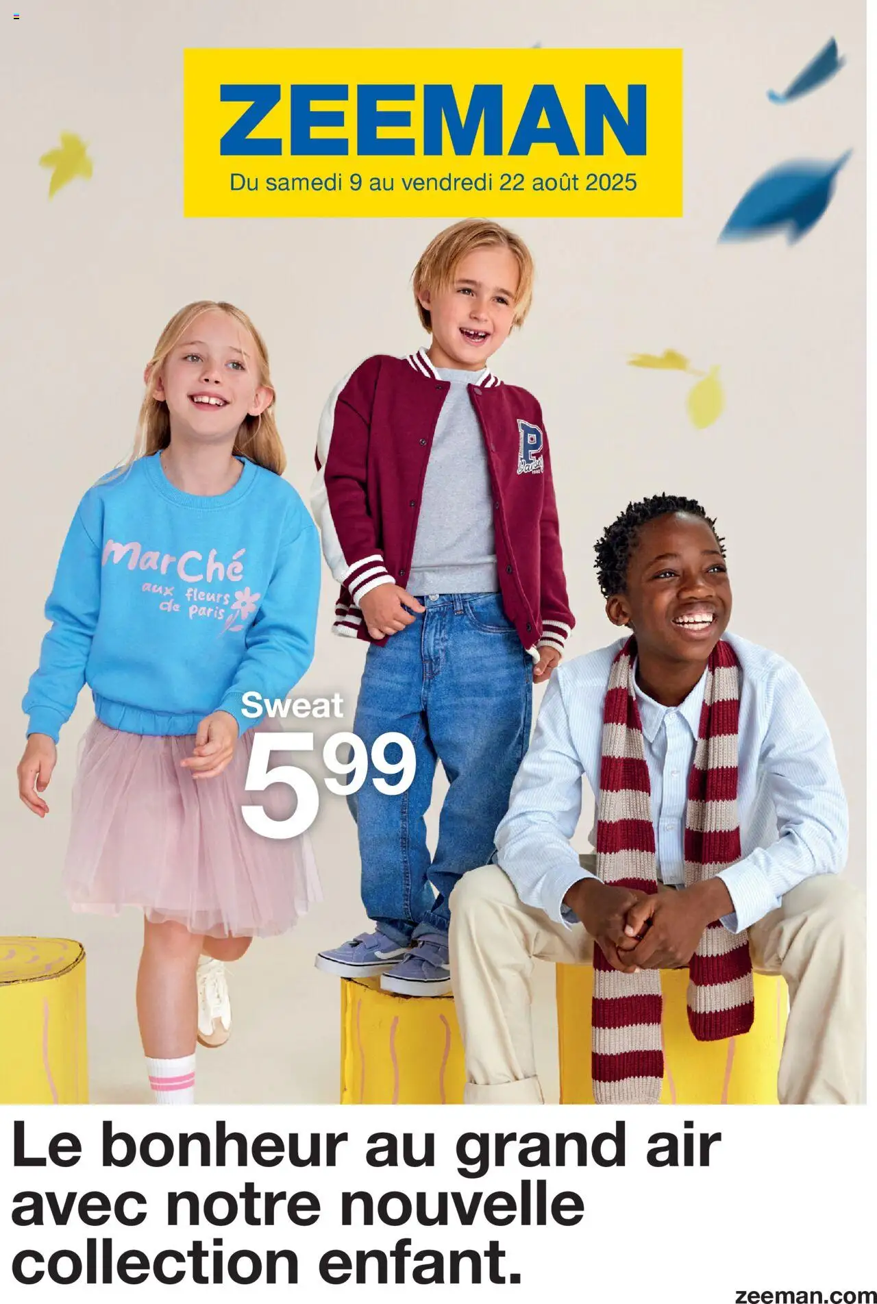 Zeeman catalogue Été - page 1 - valable à partir du 09/08/2025