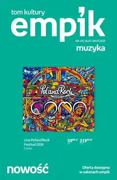 Podgląd Empik promocje - Tom kultury Muzyka ważny od 16.07.2025
