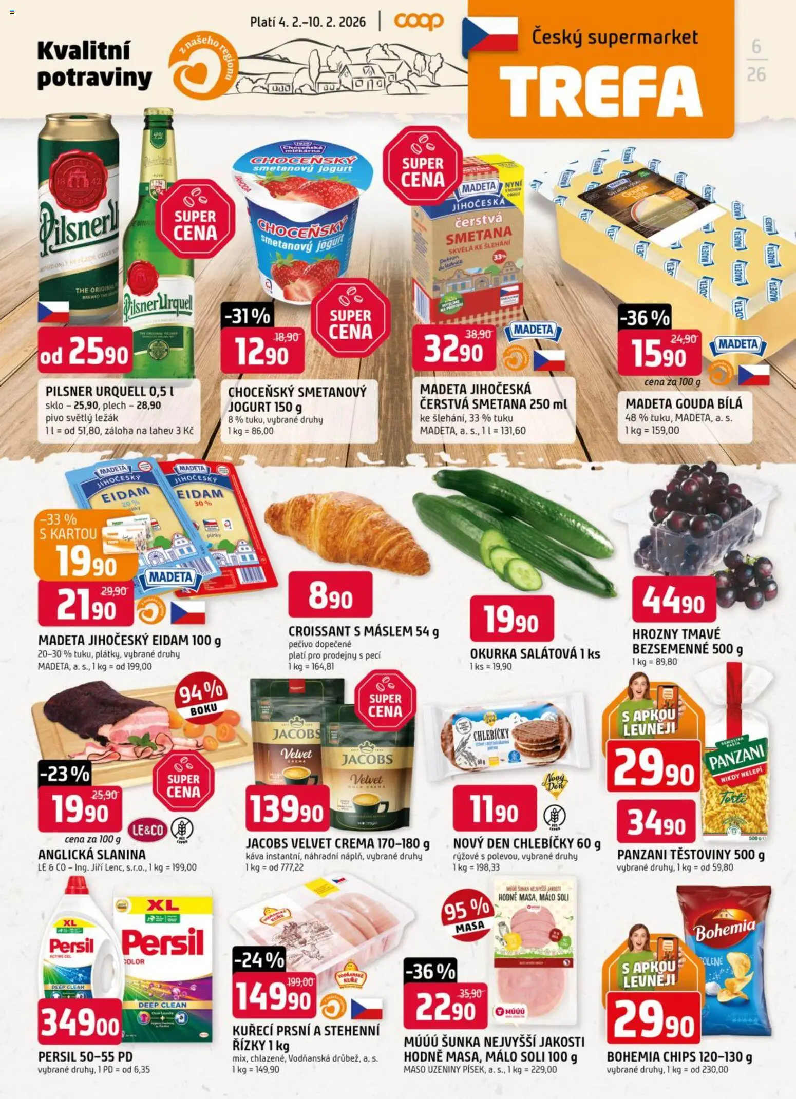 Trefa leták - strana 1- platný od 04.02.2026