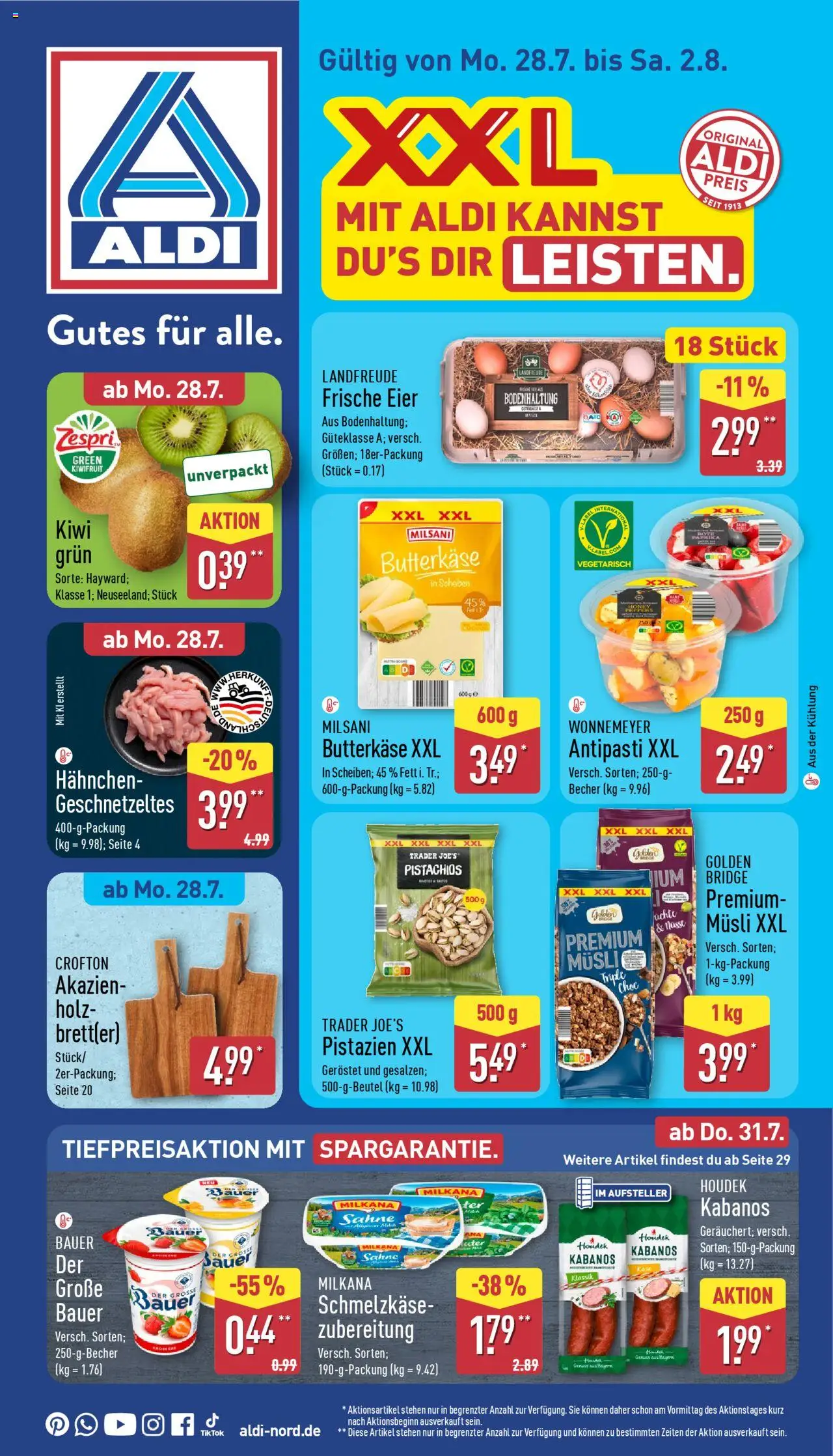 Aldi Prospekt 	 - Seite 1 - gültig ab 28.07.2025