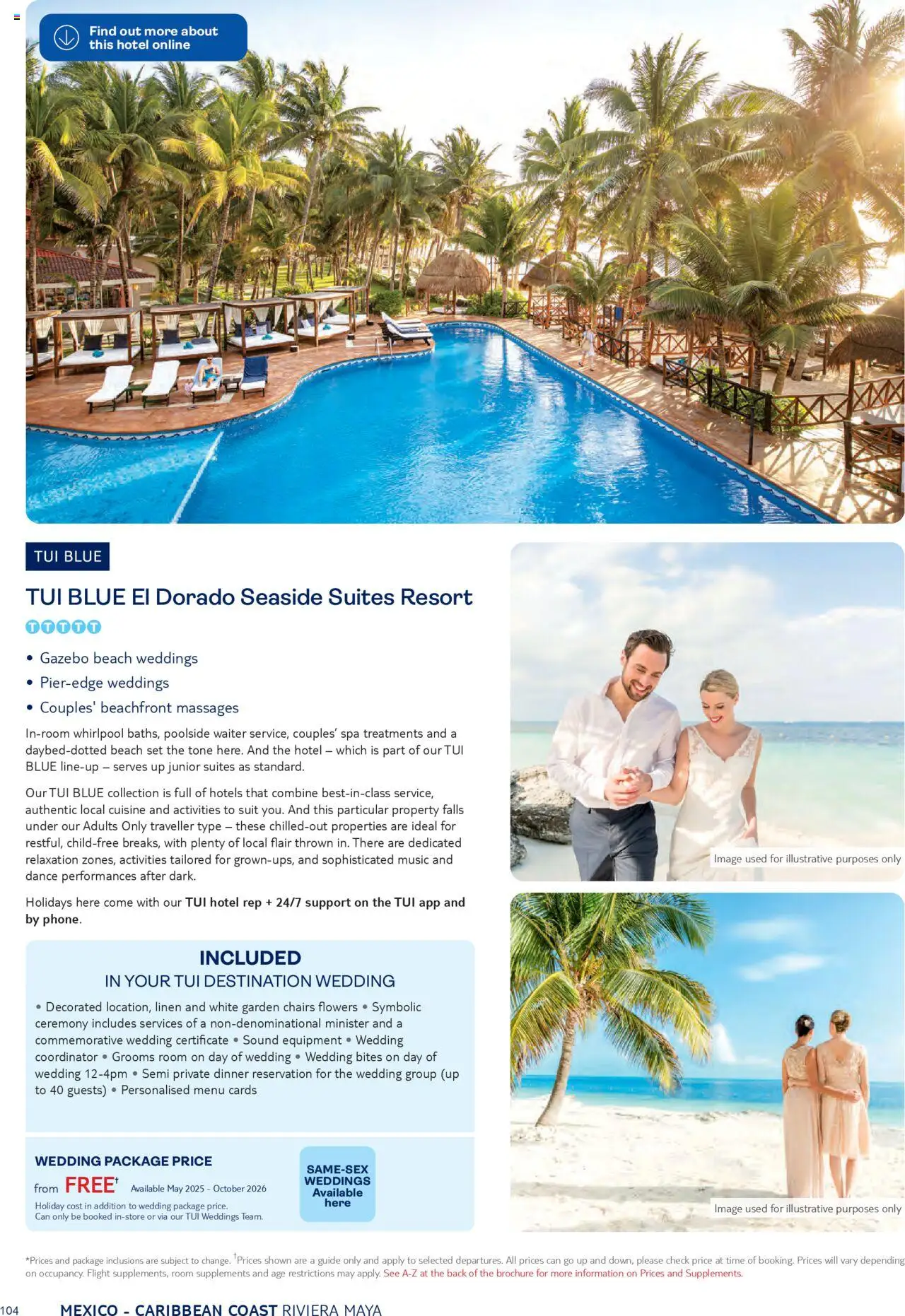 TUI - Weddings 2026 - page 104- valid from 01/05/2025