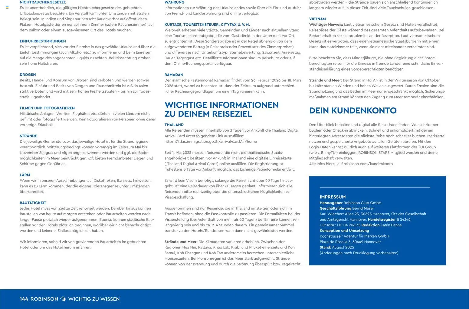 Aida ROBINSON Ganzjahreskatalog 2025/26 - Seite 144 - gültig ab 30.10.2025