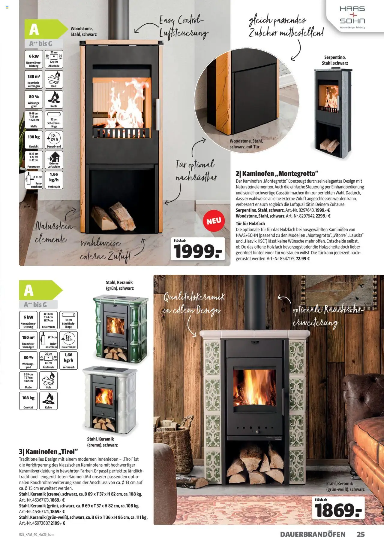 Hagebau Kaminöfen - Seite 25 - gültig ab 07.07.2025